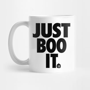 Just Boo It Typography halloween Mug